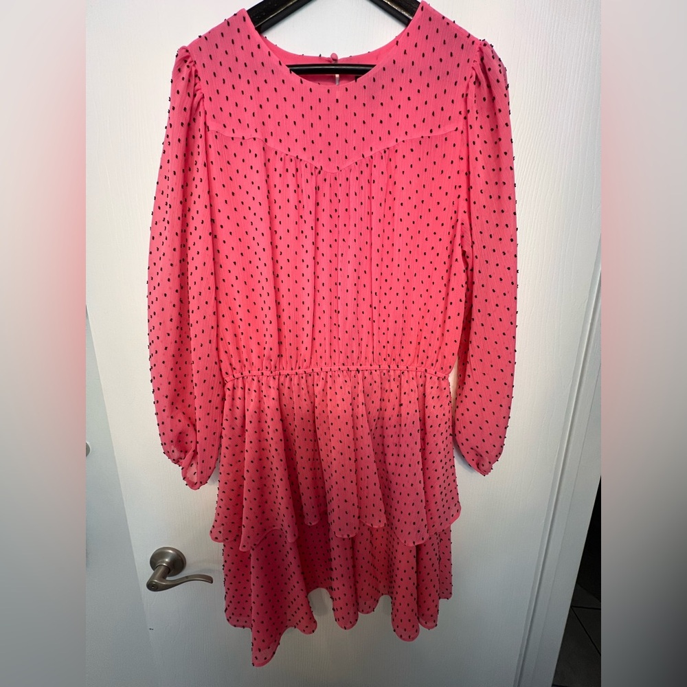 NWOT Pink Polka Dot Dress